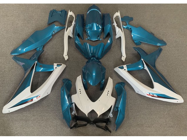 Estilo Azul Claro OEM 2008-2010 Suzuki GSXR 600-750 Carenados Moto Estilo Azul Claro OEM 2008-2010 Suzuki GSXR 600-750 Carenados Moto