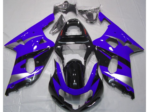Estilo Azul OEM 2001-2003 Suzuki GSXR 600-750 Carenados Moto Estilo Azul OEM 2001-2003 Suzuki GSXR 600-750 Carenados Moto