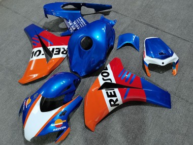Estilo Azul Perla Repsol 2008-2011 Honda CBR1000RR Carenados Moto