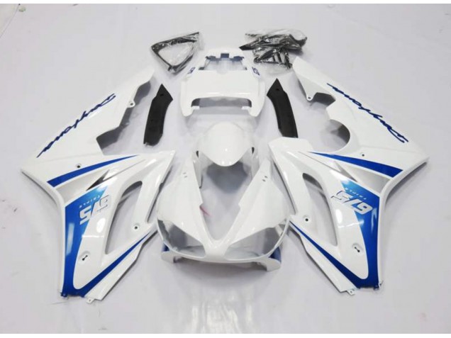 Estilo Blanco & Azul 2006-2008 Triumph Daytona 675 Carenados Moto Estilo Blanco & Azul 2006-2008 Triumph Daytona 675 Carenados Moto