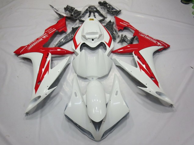 Estilo Blanco & Rojo 2004-2006 Yamaha R1 Carenados Moto