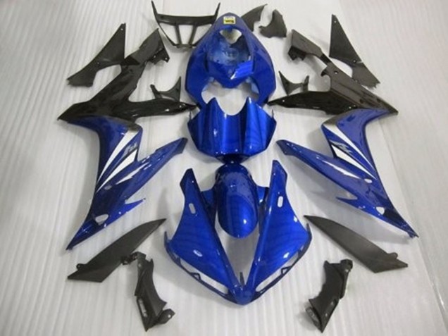 Estilo Brillante Azul Blanco & Negro 2004-2006 Yamaha R1 Carenados Moto Estilo Brillante Azul Blanco & Negro 2004-2006 Yamaha R1 Carenados Moto