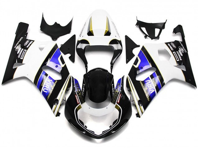 Estilo Brillante VIRU 2001-2003 Suzuki GSXR 600-750 Carenados Moto Estilo Brillante VIRU 2001-2003 Suzuki GSXR 600-750 Carenados Moto