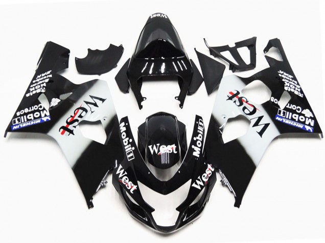 Estilo Brillante West OEM 2004-2005 Suzuki GSXR 600-750 Carenados Moto Estilo Brillante West OEM 2004-2005 Suzuki GSXR 600-750 Carenados Moto