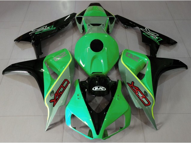 Estilo Cbr Verde Brillante & Negro 2006-2007 Honda CBR1000RR Carenados Moto Estilo Cbr Verde Brillante & Negro 2006-2007 Honda CBR1000RR Carenados Moto