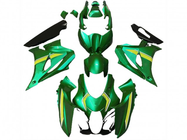 Estilo Común Verde 2017-2023 Suzuki GSXR 1000 Carenados Moto Estilo Común Verde 2017-2023 Suzuki GSXR 1000 Carenados Moto