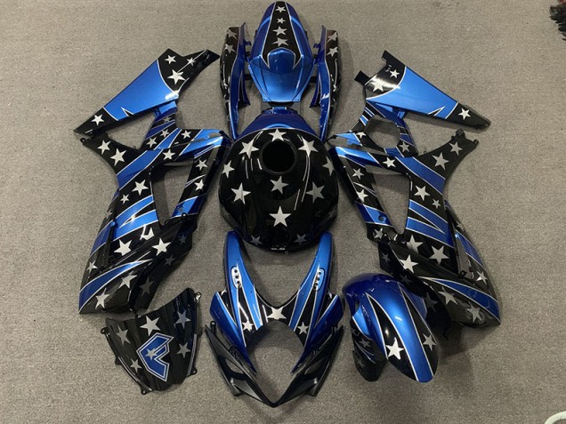 Estilo De Estrella Perla Personalizado 2007-2008 Suzuki GSXR 1000 Carenados Moto Estilo De Estrella Perla Personalizado 2007-2008 Suzuki GSXR 1000 Carenados Moto