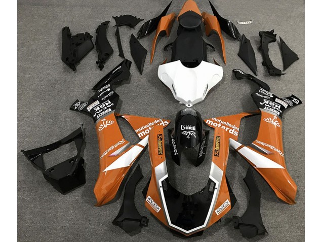 Estilo De Logotipo Naranja Brillante 2015-2019 Yamaha R1 Carenados Moto Estilo De Logotipo Naranja Brillante 2015-2019 Yamaha R1 Carenados Moto