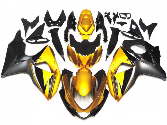 Estilo Dorado & Gris OEM Personalizado 2009-2016 Suzuki GSXR 1000 Carenados Moto Estilo Dorado & Gris OEM Personalizado 2009-2016 Suzuki GSXR 1000 Carenados Moto