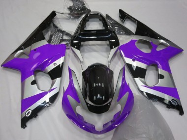 Estilo Morado Plateado OEM 2000-2002 Suzuki GSXR 1000 Carenados Moto