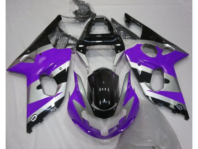 Estilo Morado Plateado OEM 2000-2002 Suzuki GSXR 1000 Carenados Moto Estilo Morado Plateado OEM 2000-2002 Suzuki GSXR 1000 Carenados Moto