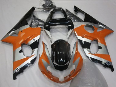 Estilo Naranja Plateado OEM 2000-2002 Suzuki GSXR 1000 Carenados Moto