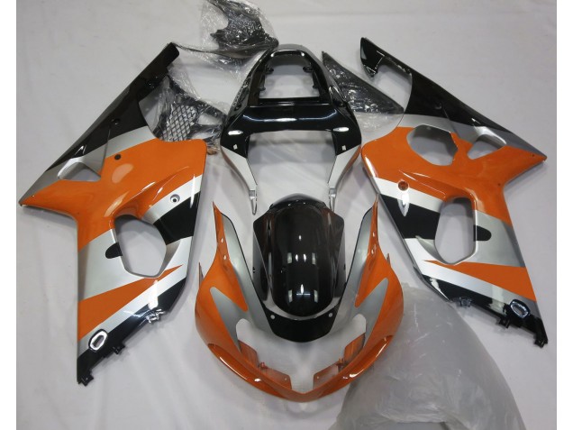 Estilo Naranja Plateado OEM 2000-2002 Suzuki GSXR 1000 Carenados Moto Estilo Naranja Plateado OEM 2000-2002 Suzuki GSXR 1000 Carenados Moto