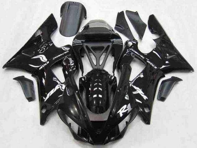 Estilo Negro Brillante 2000-2001 Yamaha R1 Carenados Moto Estilo Negro Brillante 2000-2001 Yamaha R1 Carenados Moto