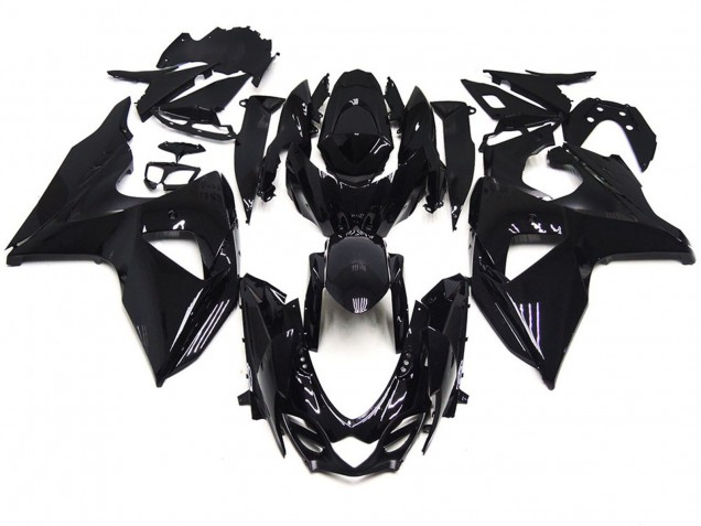 Estilo Negro Brillante 2009-2016 Suzuki GSXR 1000 Carenados Moto Estilo Negro Brillante 2009-2016 Suzuki GSXR 1000 Carenados Moto