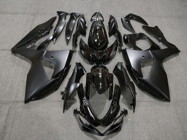 Estilo Negro Brillante & Mate 2009-2016 Suzuki GSXR 1000 Carenados Moto Estilo Negro Brillante & Mate 2009-2016 Suzuki GSXR 1000 Carenados Moto