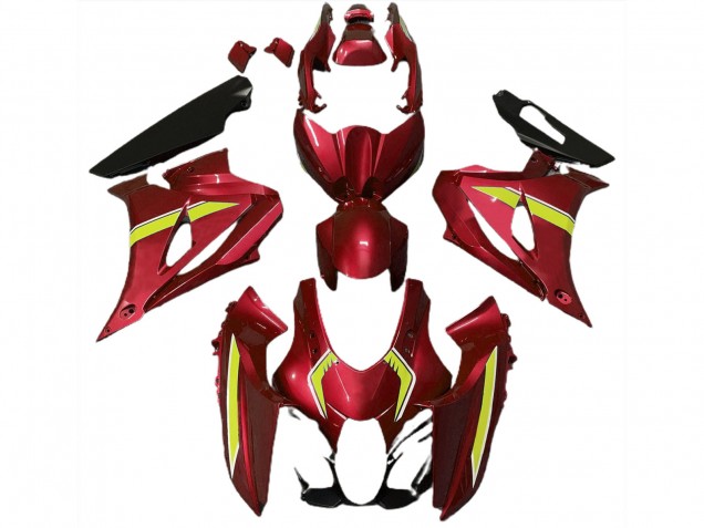 Estilo Original Rojo 2017-2023 Suzuki GSXR 1000 Carenados Moto Estilo Original Rojo 2017-2023 Suzuki GSXR 1000 Carenados Moto