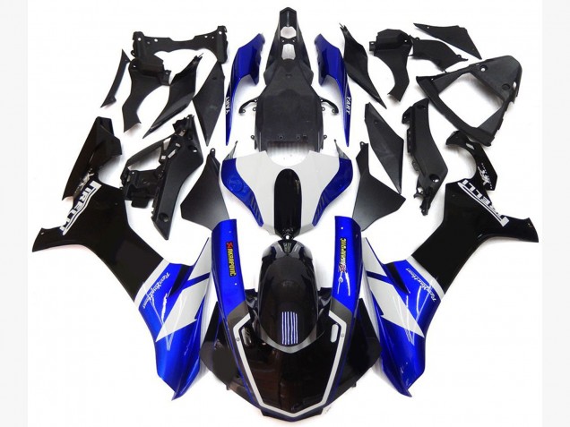 Estilo Personalizado Azul & Blanco 2015-2019 Yamaha R1 Carenados Moto Estilo Personalizado Azul & Blanco 2015-2019 Yamaha R1 Carenados Moto