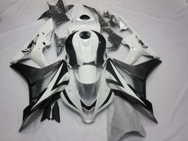 Estilo Personalizado OEM Blanco & Negro 2007-2008 Honda CBR600RR Carenados Moto
