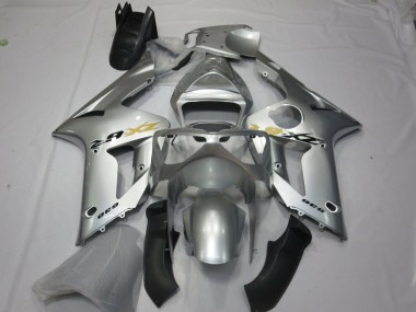 Estilo Plateado OEM 2003-2004 Kawasaki ZX6R Carenados Moto