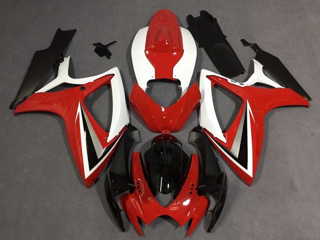 Estilo Rojo 2006-2007 Suzuki GSXR 600-750 Carenados Moto Estilo Rojo 2006-2007 Suzuki GSXR 600-750 Carenados Moto