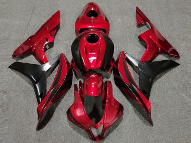 Estilo Rojo Intenso OEM 2007-2008 Honda CBR600RR Carenados Moto