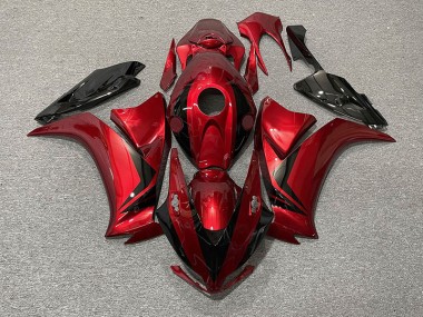 Estilo Rojo & Negro 2012-2016 Honda CBR1000RR Carenados Moto