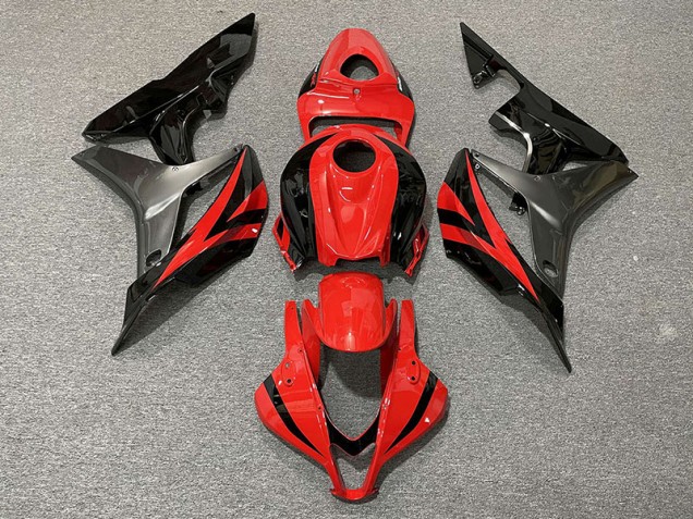 Estilo Rojo OEM & Gris 2007-2008 Honda CBR600RR Carenados Moto Estilo Rojo OEM & Gris 2007-2008 Honda CBR600RR Carenados Moto