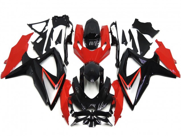 Estilo Rojo Personalizado OEM 2008-2010 Suzuki GSXR 600-750 Carenados Moto Estilo Rojo Personalizado OEM 2008-2010 Suzuki GSXR 600-750 Carenados Moto