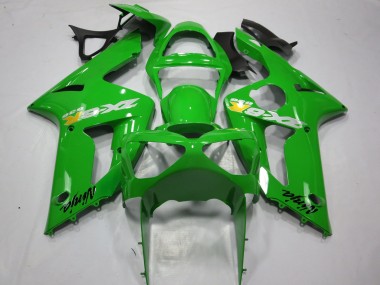 Estilo Verde OEM 2003-2004 Kawasaki ZX6R Carenados Moto