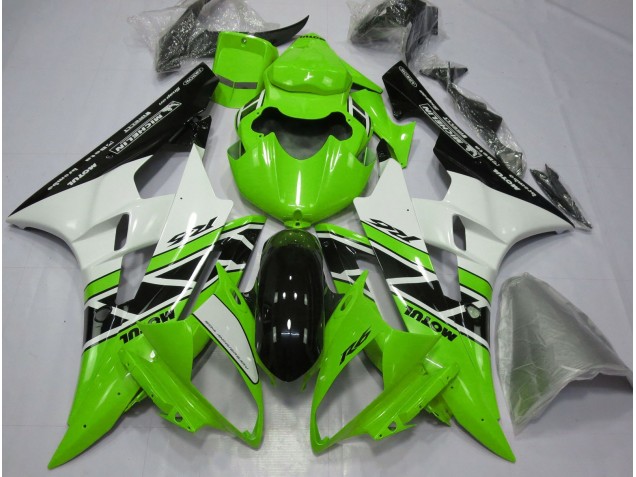 Estilo Verde OEM 2006-2007 Yamaha R6 Carenados Moto Estilo Verde OEM 2006-2007 Yamaha R6 Carenados Moto
