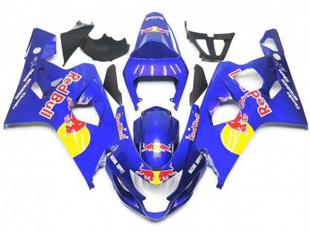 Estilo Vibrante Azul Rojo Toro 2004-2005 Suzuki GSXR 600-750 Carenados Moto Estilo Vibrante Azul Rojo Toro 2004-2005 Suzuki GSXR 600-750 Carenados Moto
