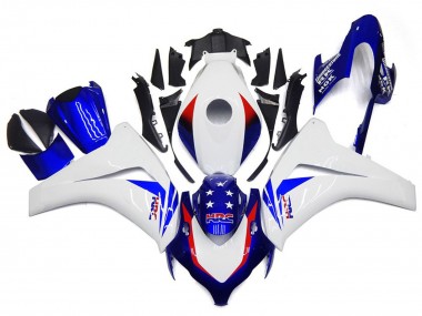 Estrella Azul Vibrante 2008-2011 Honda CBR1000RR Carenados Moto