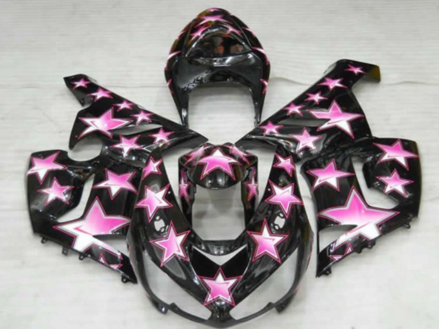 Estrella Rosa 2005-2006 Kawasaki ZX6R Carenados Moto Estrella Rosa 2005-2006 Kawasaki ZX6R Carenados Moto