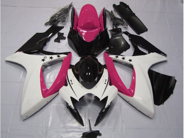 Estrella Rosa 2006-2007 Suzuki GSXR 600-750 Carenados Moto Estrella Rosa 2006-2007 Suzuki GSXR 600-750 Carenados Moto