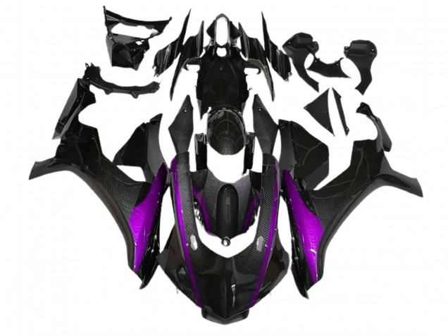 Fibra De Carbono Estilo & Morado 2015-2019 Yamaha R1 Carenados Moto Fibra De Carbono Estilo & Morado 2015-2019 Yamaha R1 Carenados Moto