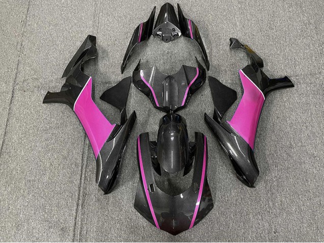 Fibra De Carbono & Rosa 2015-2019 Yamaha R1 Carenados Moto Fibra De Carbono & Rosa 2015-2019 Yamaha R1 Carenados Moto