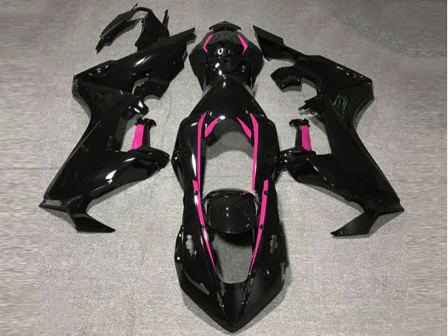 Forro Negro Brillante & Rosa 2017-2023 Honda CBR1000RR Carenados Moto Forro Negro Brillante & Rosa 2017-2023 Honda CBR1000RR Carenados Moto