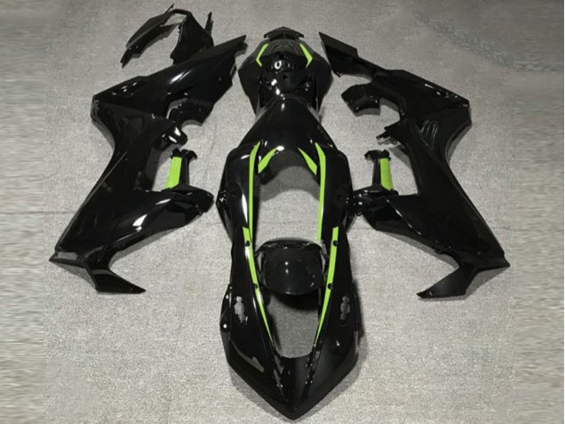 Forro Negro Brillante & Verde Lima 2017-2023 Honda CBR1000RR Carenados Moto Forro Negro Brillante & Verde Lima 2017-2023 Honda CBR1000RR Carenados Moto