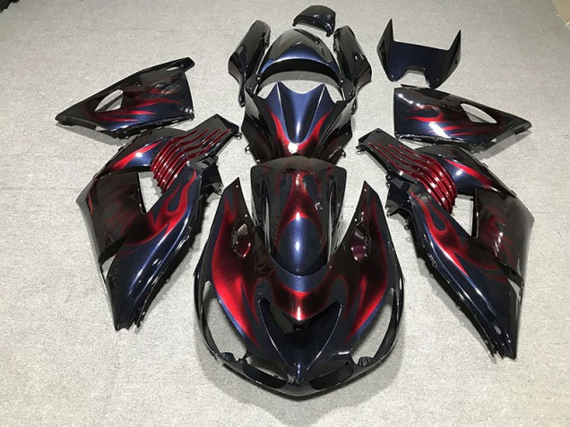 Fuego 2006-2011 Kawasaki ZX14R Carenados Moto Fuego 2006-2011 Kawasaki ZX14R Carenados Moto