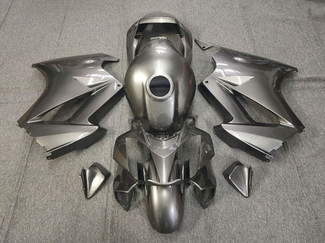 Gris Brillante 2002-2012 Honda VFR800 Carenados Moto Gris Brillante 2002-2012 Honda VFR800 Carenados Moto