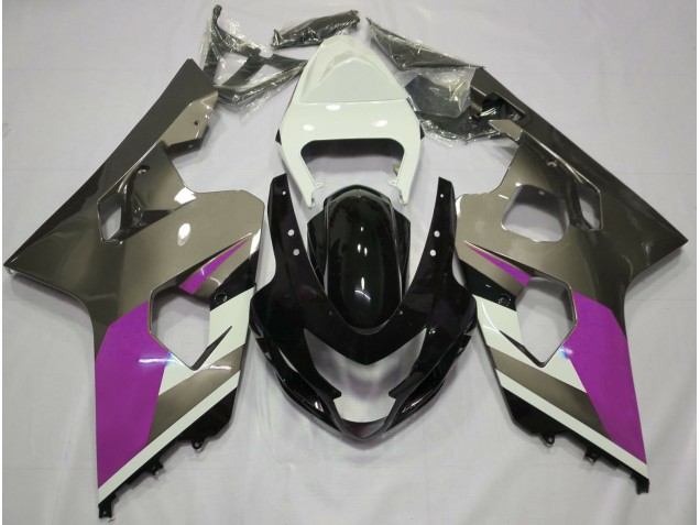 Gris Brillante 2004-2005 Suzuki GSXR 600-750 Carenados Moto Gris Brillante 2004-2005 Suzuki GSXR 600-750 Carenados Moto
