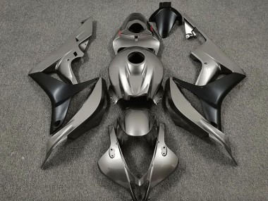 Gris Brillante & Negro 2007-2008 Honda CBR600RR Carenados Moto