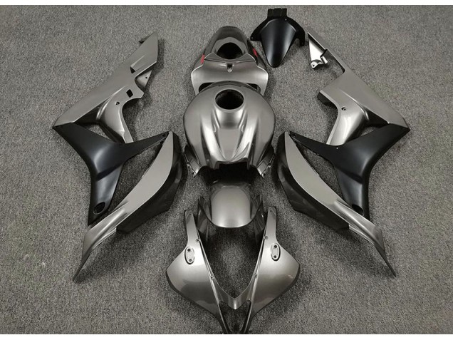 Gris Brillante & Negro 2007-2008 Honda CBR600RR Carenados Moto Gris Brillante & Negro 2007-2008 Honda CBR600RR Carenados Moto