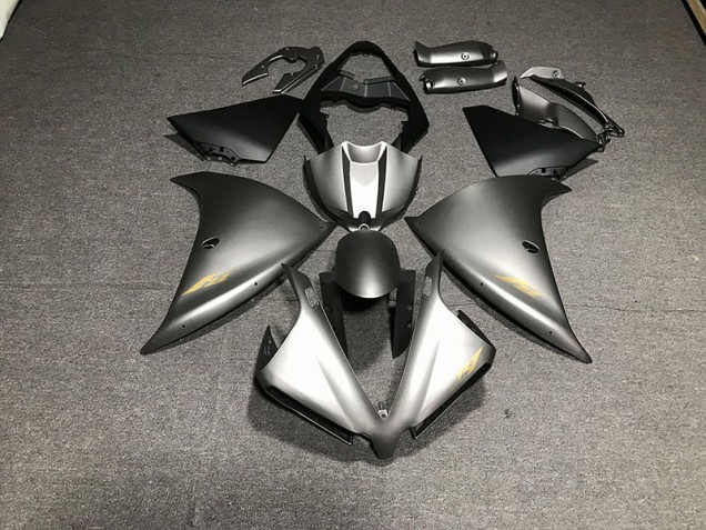Gris Mate 2012-2014 Yamaha R1 Carenados Moto Gris Mate 2012-2014 Yamaha R1 Carenados Moto