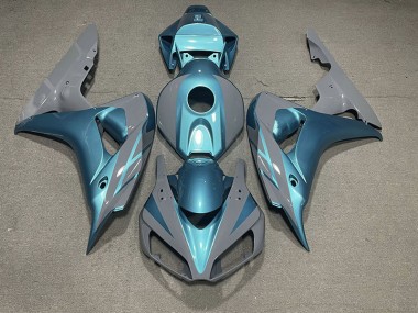 Gris Nardo & Azul Claro 2006-2007 Honda CBR1000RR Carenados Moto