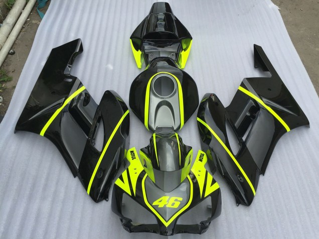 Gris Negro & Alta Viz 2004-2005 Honda CBR1000RR Carenados Moto Gris Negro & Alta Viz 2004-2005 Honda CBR1000RR Carenados Moto