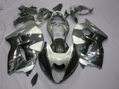 Gris & Plata 1997-2007 Suzuki GSXR 1300 Carenados Moto