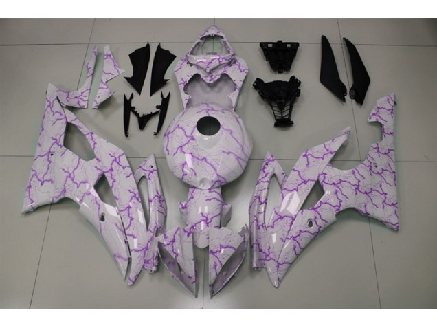 Iluminación Morada 2008-2016 Yamaha R6 Carenados Moto Iluminación Morada 2008-2016 Yamaha R6 Carenados Moto