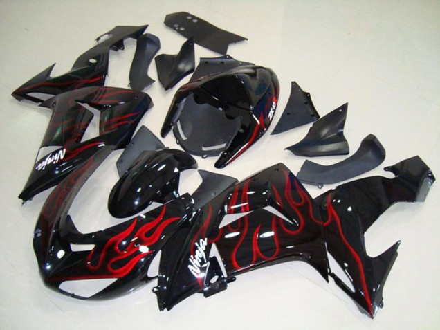 Llama Roja 2006-2007 Kawasaki ZX10R Carenados Moto Llama Roja 2006-2007 Kawasaki ZX10R Carenados Moto